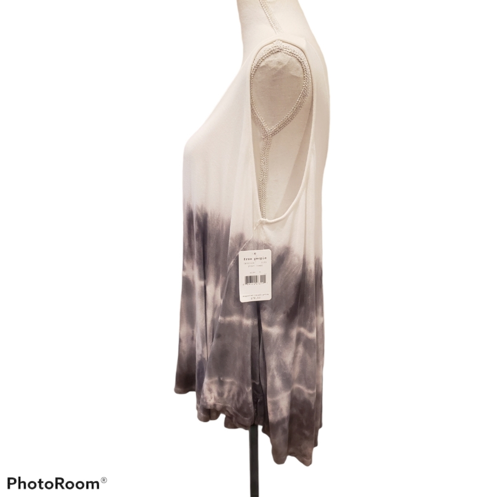 Anthro Free People Knit Tie Dye Tank Top - Picture 7 of 9